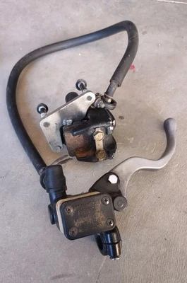 1983-1985 Honda ATC200X Front Brake System Master Caliper Lever Line - Image 1 of 4