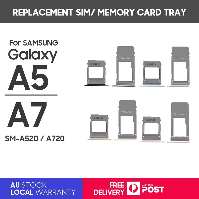 Лоток для карт памяти Galaxy A5 2017 A520/A7 2017 A720 SIM - Изображение 1 из 1