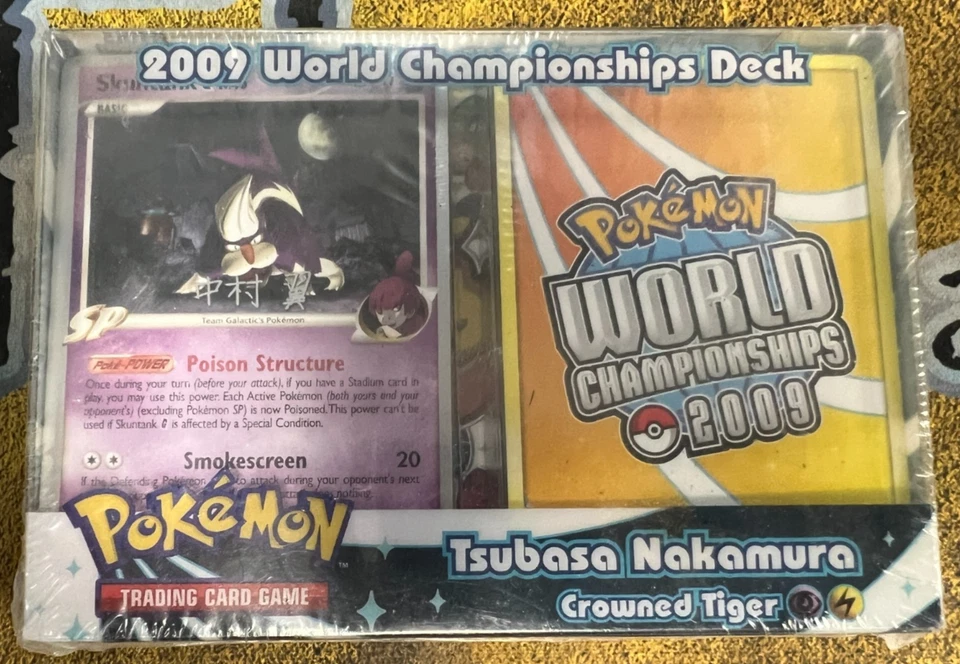 Pokemon SEALED Tsubasa Nakamura Crowned Tiger 2009 World Championship Deck - Image 1 of 2