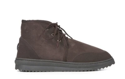 EMU AUSTRALIA PLATINUM COOPER Boot Stiefel Chukka-Stil braun Lammfell MP11880