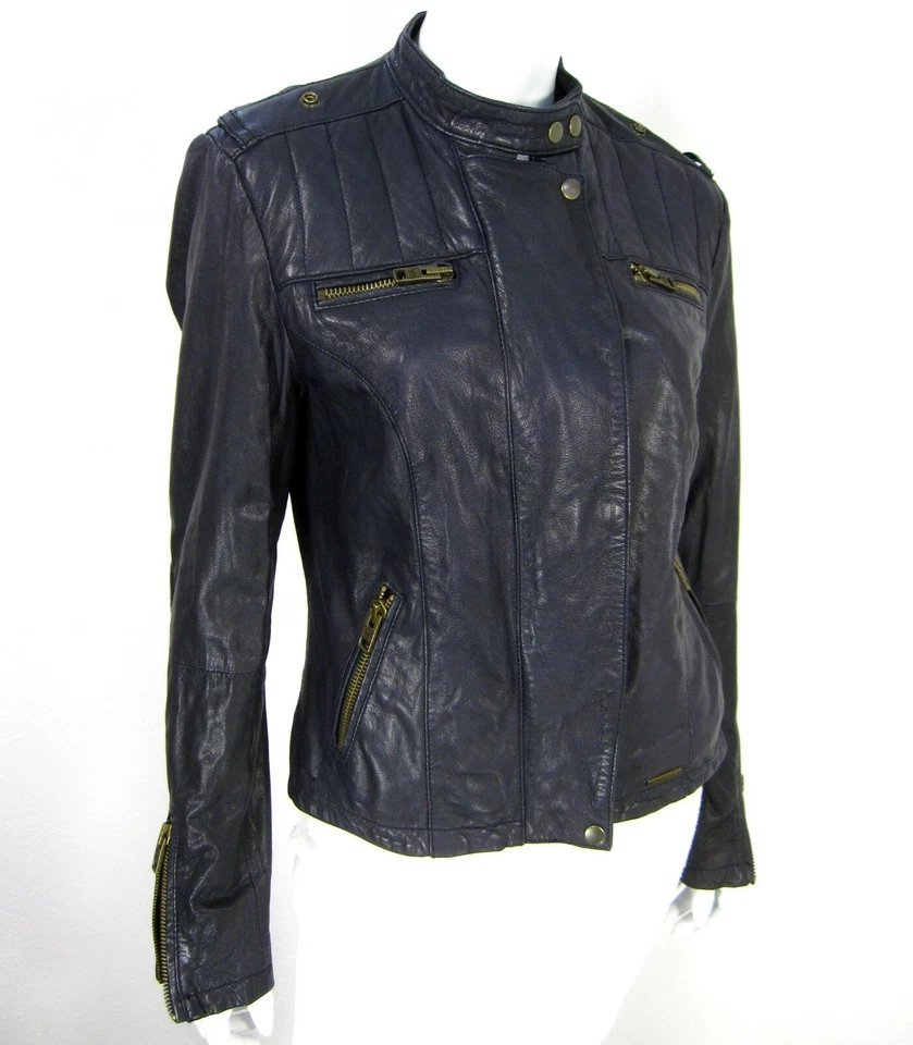 Chaqueta de cuero SUPERDRY para motocicleta GS5IQ053F1 Japón simulada talla M negra 225 Foto 1 de 4