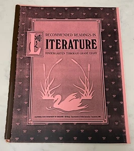 Vintage 1986 Recommended Readings in Literature K- Grade 8  CA State Dept of Ed - Picture 1 of 12