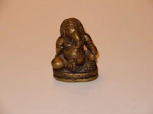 DIOS ELEFANTE LORD GANESHA VINTAGE 3 1/4 PULGADAS - Imagen 1 de 3