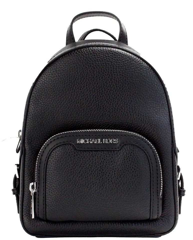 Michael Kors Jaycee XS Convertible Zip Pocket Leather Bag - Black