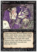 Darkpact ~ Moderately Played 3rd Edition Revised MTG Magic UltimateMTG Black Car