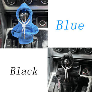 Gear Shift Hoodie Cover Car Interior Decor Funny Sweater Cover Blue+Black