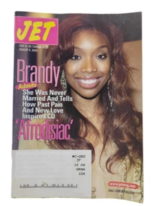 Jet Magazine August 9, 2004, Brandy 'Afrodisiac' Cover Vol: 106 No. 6 - Imagen 1 de 3
