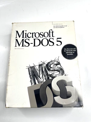 Microsoft MS DOS 5 Betriebssystem Disketten Vintage - Bild 1 von 4