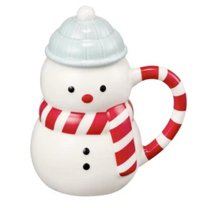 Starbucks Korea 2024 Holiday Friends Snowman Lid Mug 355ml Limited Edition - Picture 1 of 3