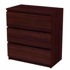 Kommode mit 3 Schubladen Sideboard wenge Anrichte holz