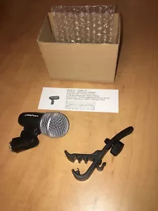 Mic For Snare Drum Rack Tom Floor Toms Cajon Bongos PDKM7-B+ Microphone Rim Clip - Picture 1 of 5