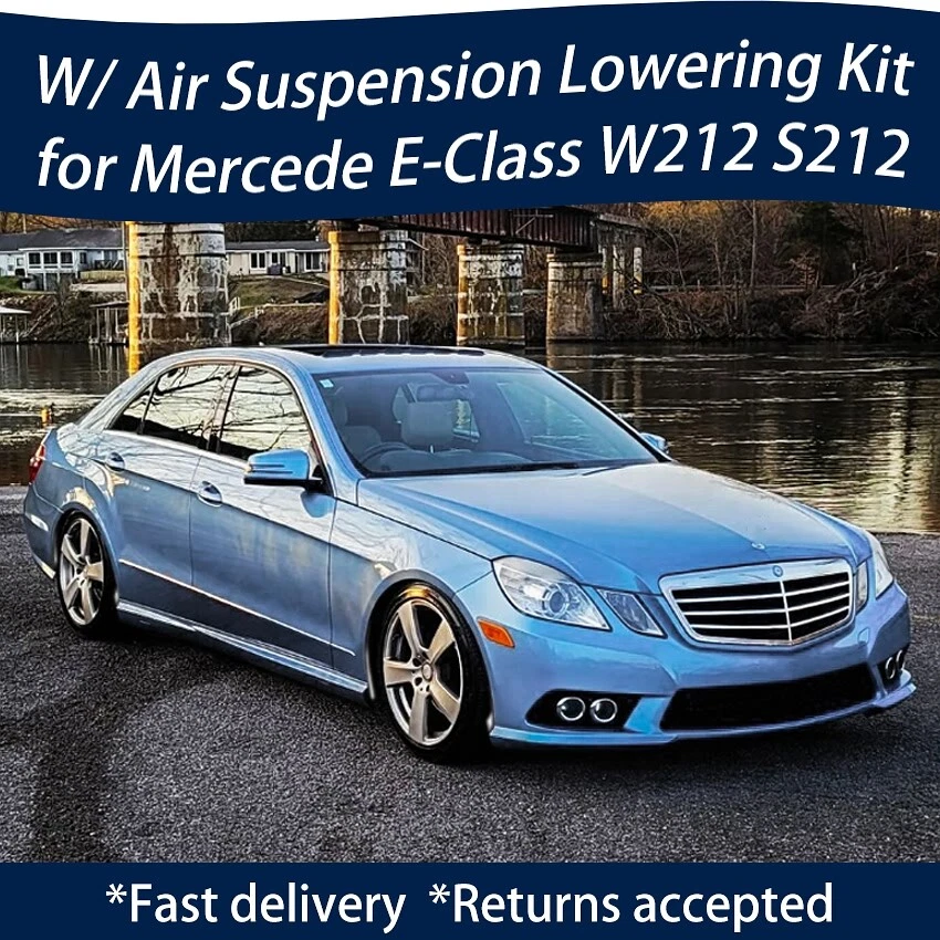 💥 for 2010-16 MERCEDES BENZ E 550 ADJUSTABLE LOWERING LINKS SUSPENSION KIT W212 - Image 1 of 4