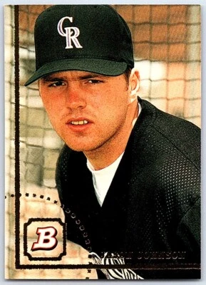 1994 Bowman Jason Johnson Rookie Colorado Rockies #498 - Image 1 of 2