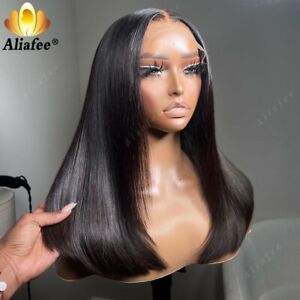 Dark Burgundy Short Bob Wig Transparent 13x4 Lace Front Human Hair Wig For Women