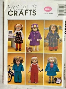 Puppenkleidung für 18" McCalls Schnittmuster 2506 ungeschnitten neu - Bild 1 von 2