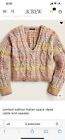 Jcrew Limited Edition Italian Space Dyed Cable Knit Sweater