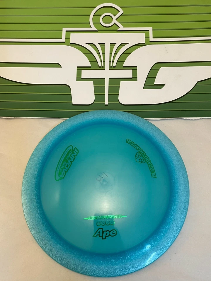  FLY GREEN DISC GOLF INNOVA BLIZZARD CHAMPION APE MAX OS DISTANCE 149G  BLUE - Image 1 of 1
