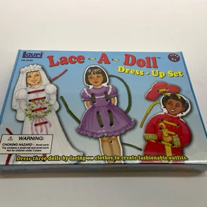 Lauri Lace A Doll Dress Up Set 3 Dolls Rare 25 Outfits Motor Control USA Ga3 - Picture 1 of 9