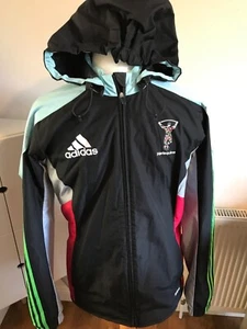 Adidas Arlequines Rugby Climbaproof Chaqueta Ligera Talla M Edición de Muestra - Imagen 1 de 8