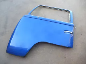 vw volkswagen bay T2 camper van front cab door early n/s passenger blue - Picture 1 of 16
