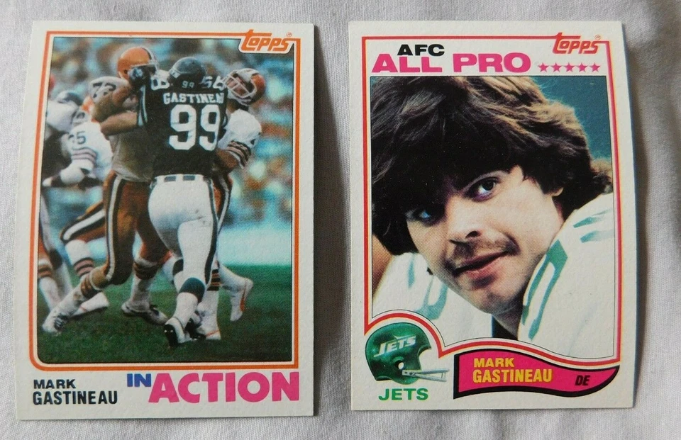 1982 Topps New York Jets Football Card Pick one - Image 1 of 1