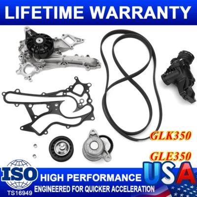 New Water Pump with Gasket for Mercedes-Benz C300 C350 E350 E400 GLK350 GLE350 - Image 1 of 4