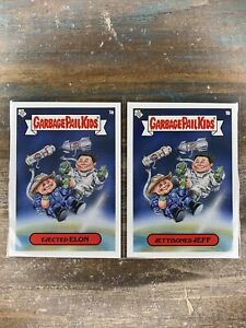 Garbage Pail Kids 2021 Was the Worst! 1a Ejected ELON & 1b Jettisoned JEFF -BASE