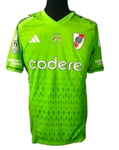 Adidas Goalkeeper Jersey River Plate Armani 1 New + Super Cup Patch 2023 - Picture 1 of 5