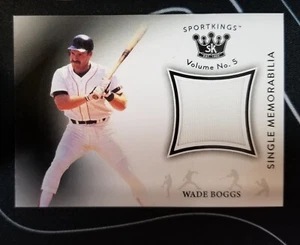 2024 Sportkings Volume 5 Single Memorabilia #SM-WB Wade Boggs Boston Red Sox - Picture 1 of 2