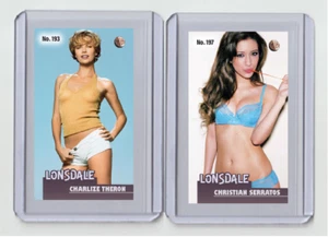 Charlize Theron rare MH Lonsdale #'d x/3 Tobacco card no. 193 - Picture 1 of 1