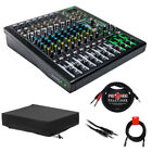 Mackie Profx12v3 12-Channel Mixer W/ Gator Gmc-2222 Dust Cover And Audio Cables
