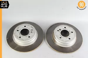 96-03 Mercedes W210 E430 E320 Rear Brake Rotors Disc Left & Right Set Textar - Picture 1 of 12
