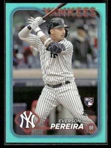 Everson Pereira 2024 Topps Aqua #461 RC New York Yankees - Bild 1 von 2
