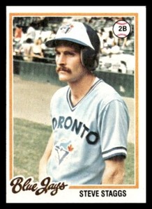 1978 Topps #521 Steve Staggs Toronto Blue Jays Baseball card