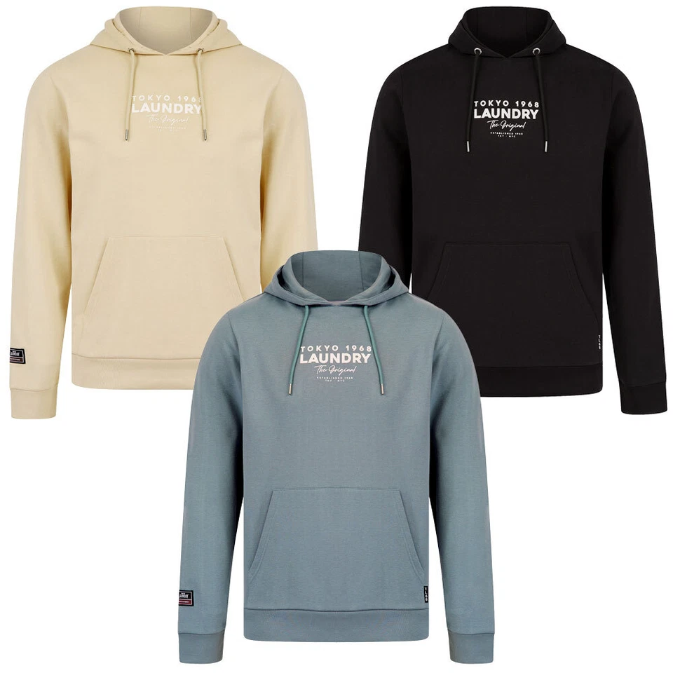 Tokyo Laundry Top con Capucha Estampado Gráfico Pullover Sudadera con Capucha Sudadera Suéter Foto 1 de 1