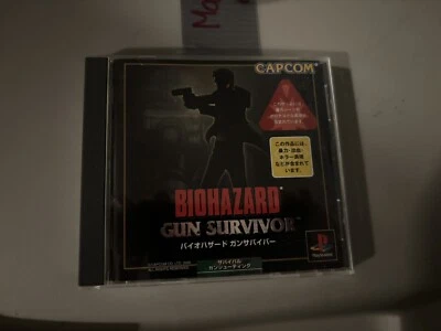 Biohazard Gun Survivor Resident Evil Playstation PS1 Japan +obi reg US Seller - Image 1 of 2