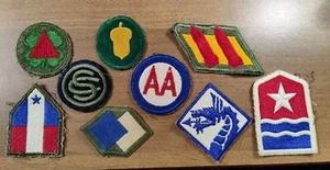 LOTTO PATCH ESERCITO USA ORIGINALI SECONDA GUERRA MONDIALE 86°, 96°, DIVISIONE FANTERIA - Foto 1 di 9