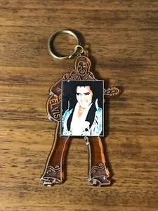 ELVIS PRESLEY ~ ELVIS SHAPED KEYCHAIN WITH PHOTO ~ 4 3/4 INCHES. ~ BRAND NEW! - Picture 1 of 4