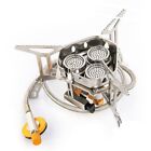 Outdoor Three Stoves Picnic Hiking Windproof Stoves Camping Equipment Car1027