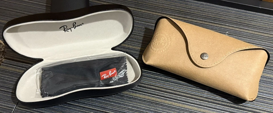 Ray-Ban Black Hard Case for Eyeglasses Just Case Only No Lens Cloth