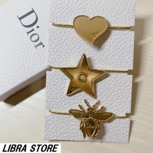 RARO Dior Cabello Elástico Accesorios Cabello CONJUNTO de 3 Dorado No En Venta de JAPÓN - Imagen 1 de 6