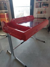 Scrivania Orix rossa 1970 , design Parigi e Prina , Molteni Italia
