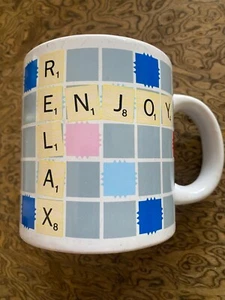 Scrabble Words Mug Cup Coffee Tea from Hasbro 2018 - Picture 1 of 4