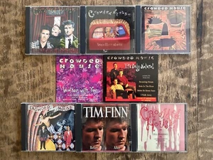 CROWDED HOUSE 8 CD Lot S/T Temple Woodface Neil Finn Imports Rare Tracks EX - Picture 1 of 2