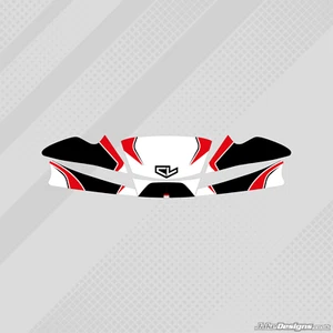 CL KART (Charles Leclerc) STYLE KG MK20 NOSECONE STICKER KIT - KARTING - Bild 1 von 1