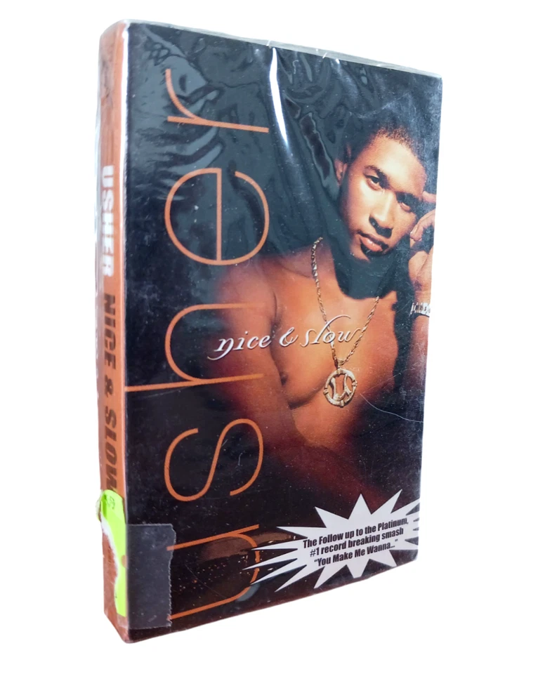 Usher - Nice & Slow Original Cassette Tape Single NEW Sealed 1997 LaFace - Image 1 of 3