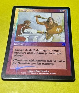 Lunge FOIL Mercadian Masques NM Red Common MAGIC THE GATHERING CARD - Picture 1 of 4