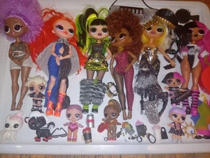 Huge Lot LOL Surprise Dolls OMG Remix Metal Chick, Fame Queen, Bhad Gurl & More - Picture 1 of 9