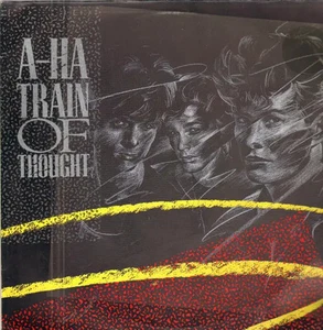 a-ha Train Of Thought + POSTER Vinyl Single 12inch NEAR MINT Reprise Records - Picture 1 of 1