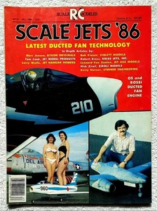 VERY RARE! SCALE JET '86 Magazine Fall 1986 Scale Modeler - Imagen 1 de 3